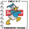 Daisy Duck Supreme Embroidery design, Disney Embroidery, cartoon design, Embroidery File, Disney shirt, Instant download.jpg