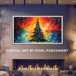 christmas wall art cottagedecor printable vintage christmas decor winter print oil painting dark academia decor holiday