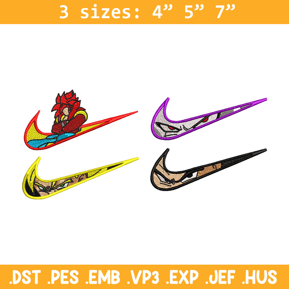 Dragon ball Nike embroidery design, dragon ball embroidery, Nike design, Embroidery file, Anime shirt, Instant download.jpg