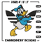 Duck cartoon adidas Embroidery Design, Adidas Embroidery, Brand Embroidery, Embroidery File, Logo shirt,Digital download.jpg