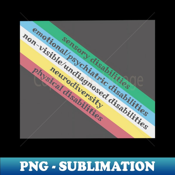 Disability pride flag - Creative Sublimation PNG Download - - Inspire ...