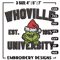Grinch Whoville University Christmas Embroidery design, Grinch Christmas Embroidery, Grinch design, Digital download.jpg