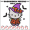Hello kitty witch Embroidery design, Hello kitty Embroidery, cartoon design, Embroidery File, Digital download.jpg
