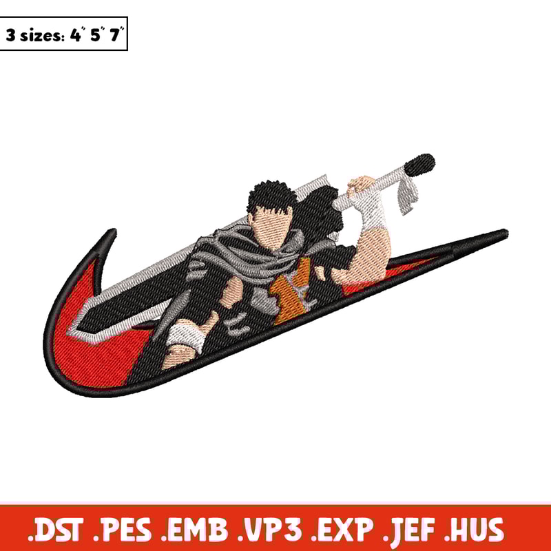Guts Nike embroidery design, Nike Berserk embroidery, Nike design, anime design, anime shirt, Digital download.jpg
