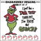 I Just Took A DNA Test Grinch Embroidery design, Grinch christmas Embroidery, Grinch design, Instant download..jpg