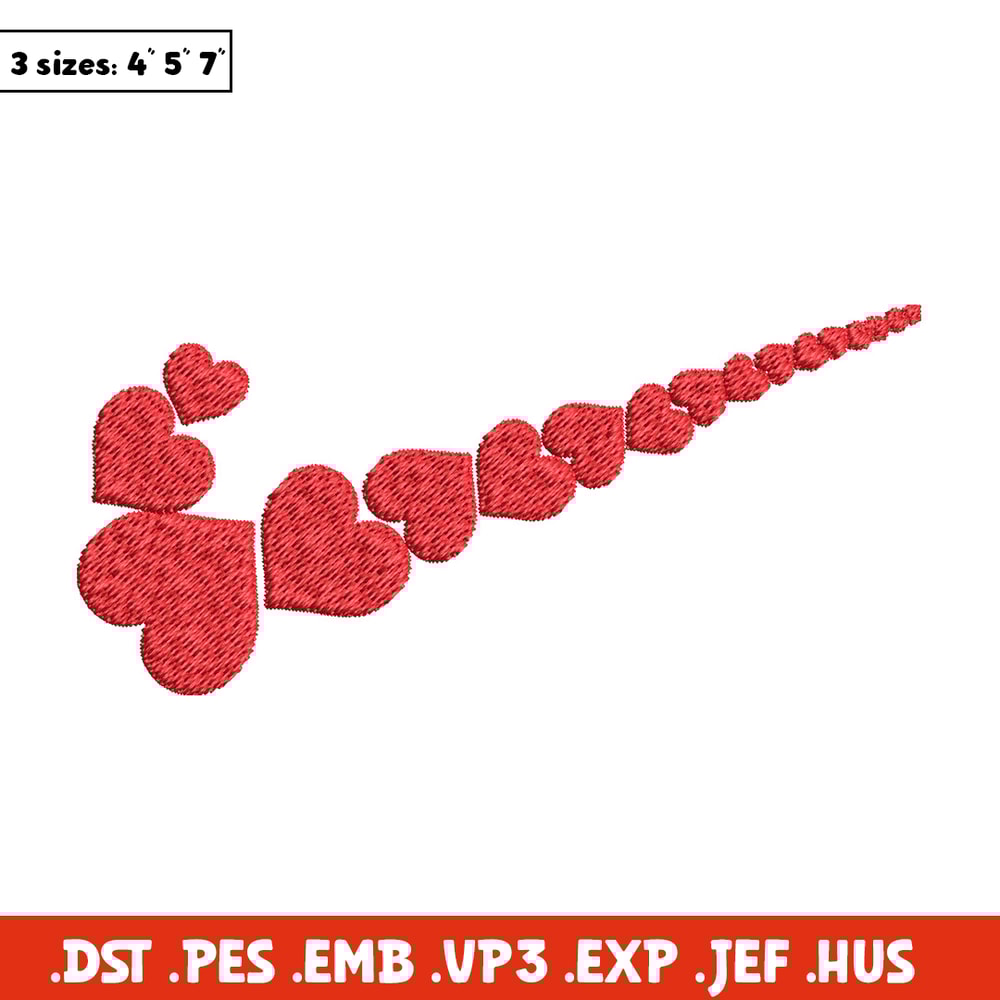 Heart nike logo Embroidery Design, Nike Embroidery, Brand Embroidery, Embroidery File, Logo shirt, Digital download.jpg