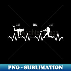 heartbeat ekg heat rhythm heart love baseball lefty hitter dinger - png transparent sublimation file - perfect for sublimation art