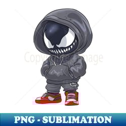 chibi venom - retro png sublimation digital download - stunning sublimation graphics