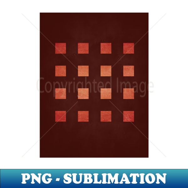 ZW-20231117-770_Abstract Minimalist Geometric Grid Variation on a Theme in Textured Wine Red 5221.jpg