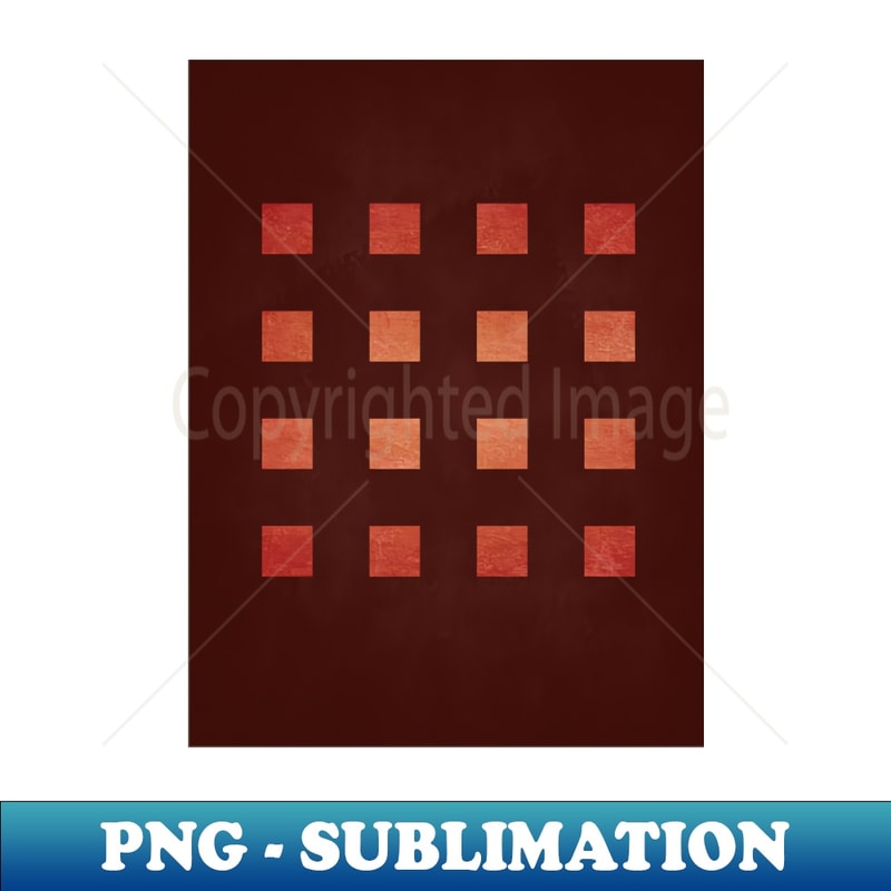 ZW-20231117-770_Abstract Minimalist Geometric Grid Variation on a Theme in Textured Wine Red 5221.jpg