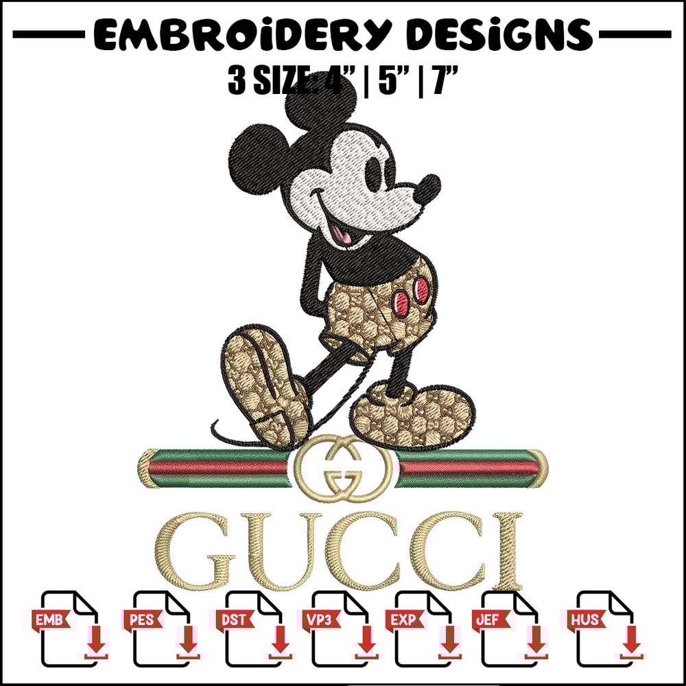 Mickey gucci Embroidery Design, Gucci Embroidery, Embroidery File,Logo shirt, Sport Embroidery,Digital download.jpg