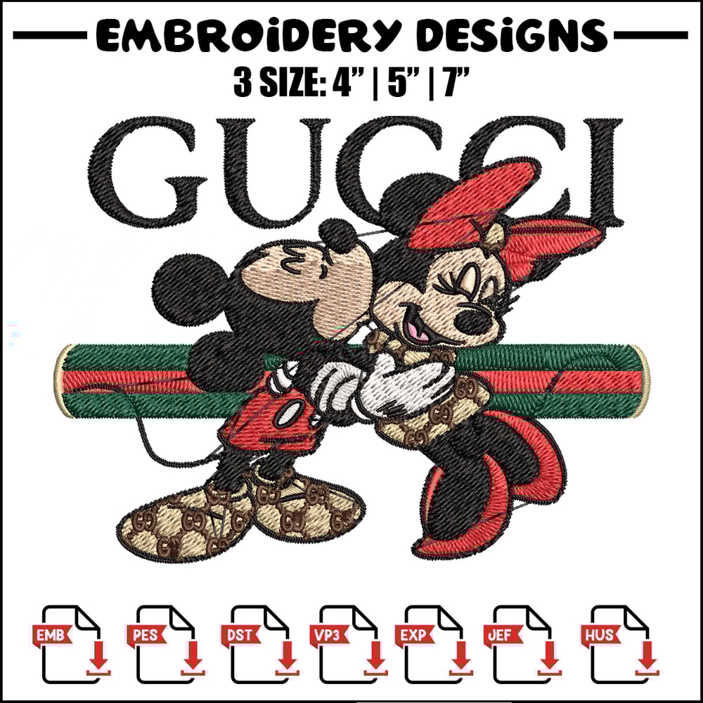 Mickey minnie Embroidery Design, Gucci Embroidery, Embroidery File, Logo shirt, Sport Embroidery, Digital download..jpg