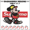 Mickey Mouse Supreme Embroidery design, Disney Embroidery, Disney design, Embroidery File, logo shirt, Digital download..jpg