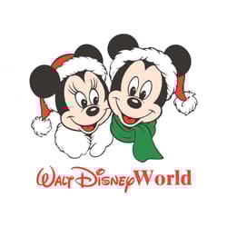retro walt disney world christmas svg graphic design file