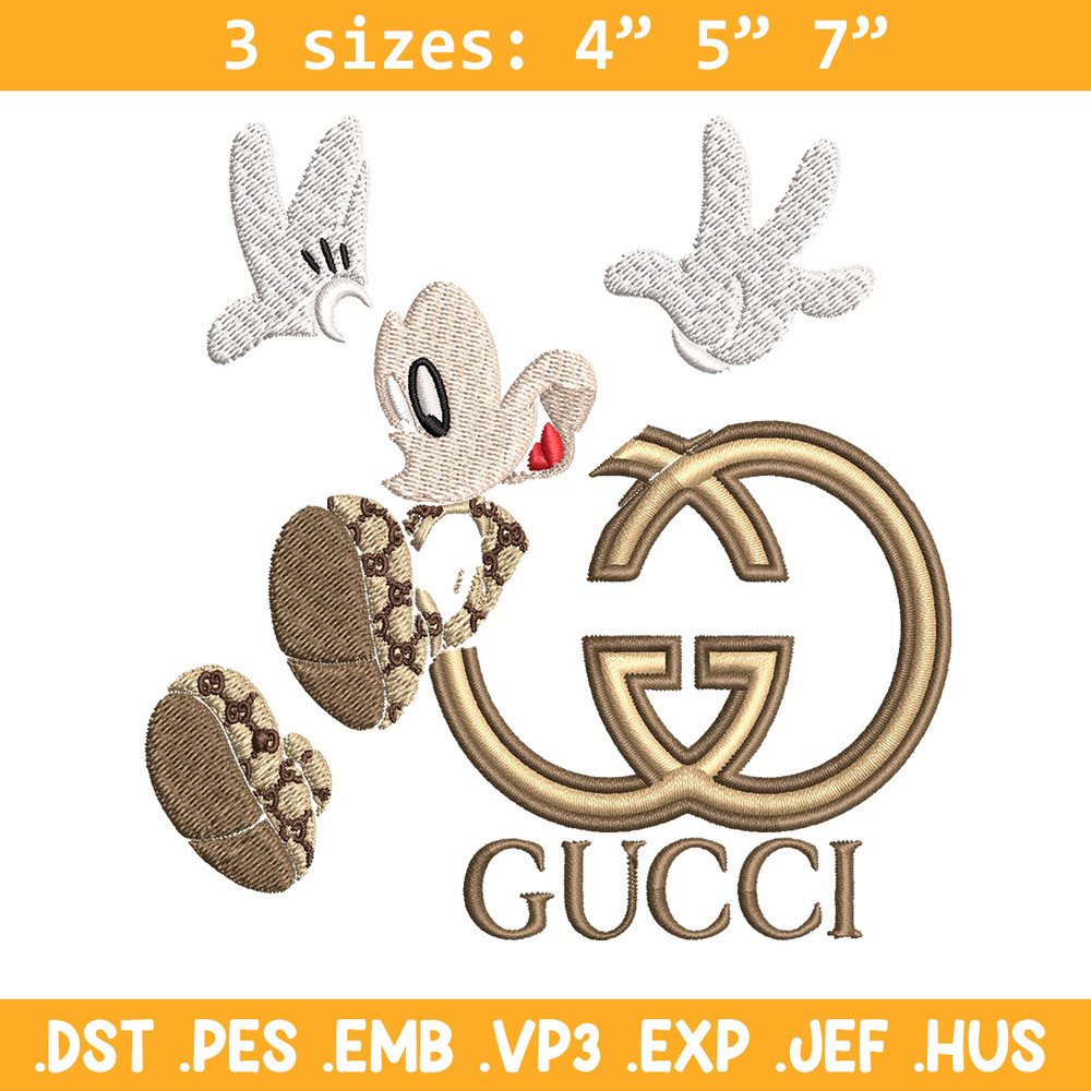 Mickey gucci Embroidery Design, Mickey Embroidery, Embroidery File, Logo shirt, Sport Embroidery, Digital download..jpg
