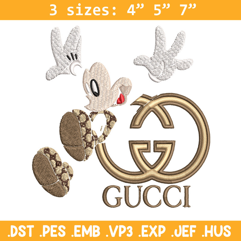 Mickey gucci Embroidery Design, Mickey Embroidery, Embroidery File, Logo shirt, Sport Embroidery, Digital download..jpg