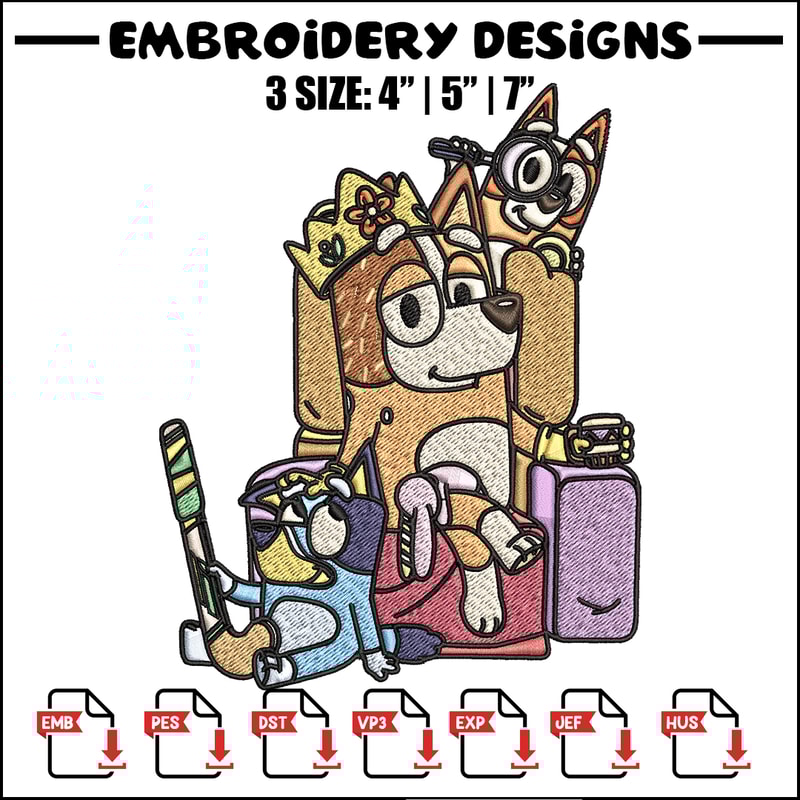 Mom bluey bingo Embroidery, Bluey cartoon Embroidery, Embroidery File, cartoon design, cartoon shirt, Digital download..jpg