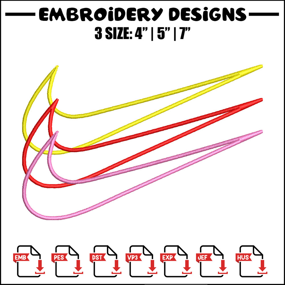 Nike 3 sign embroidery design, Logo embroidery, Nike design, Embroidery shirt, Embroidery file,Digital download.jpg