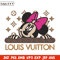 Minnie head lv Embroidery Design, Lv Embroidery, Embroidery File, Brand Embroidery, Logo shirt, Digital download.jpg