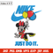 Minnie Mouse holding balloon Nike Embroidery design, Disney Embroidery, Nike design, Embroidery file, Instant download..jpg