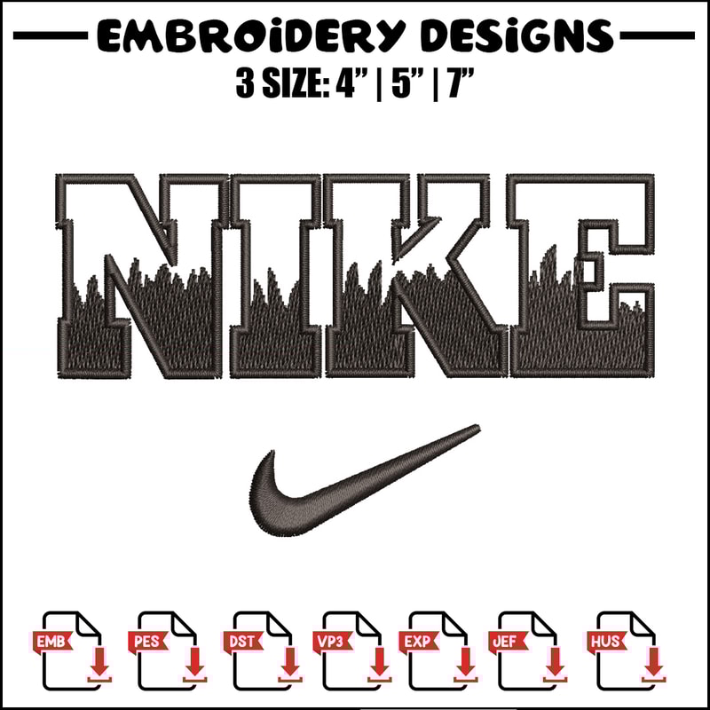Nike black flame embroidery design, Nike embroidery, Nike design, Embroidery shirt, Embroidery file, Digital download.jpg
