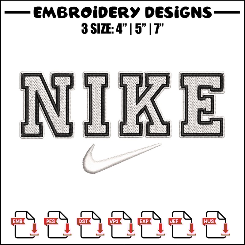 Nike black white embroidery design, Nike embroidery, Nike design,Embroidery file,Embroidery shirt,Digital download.jpg