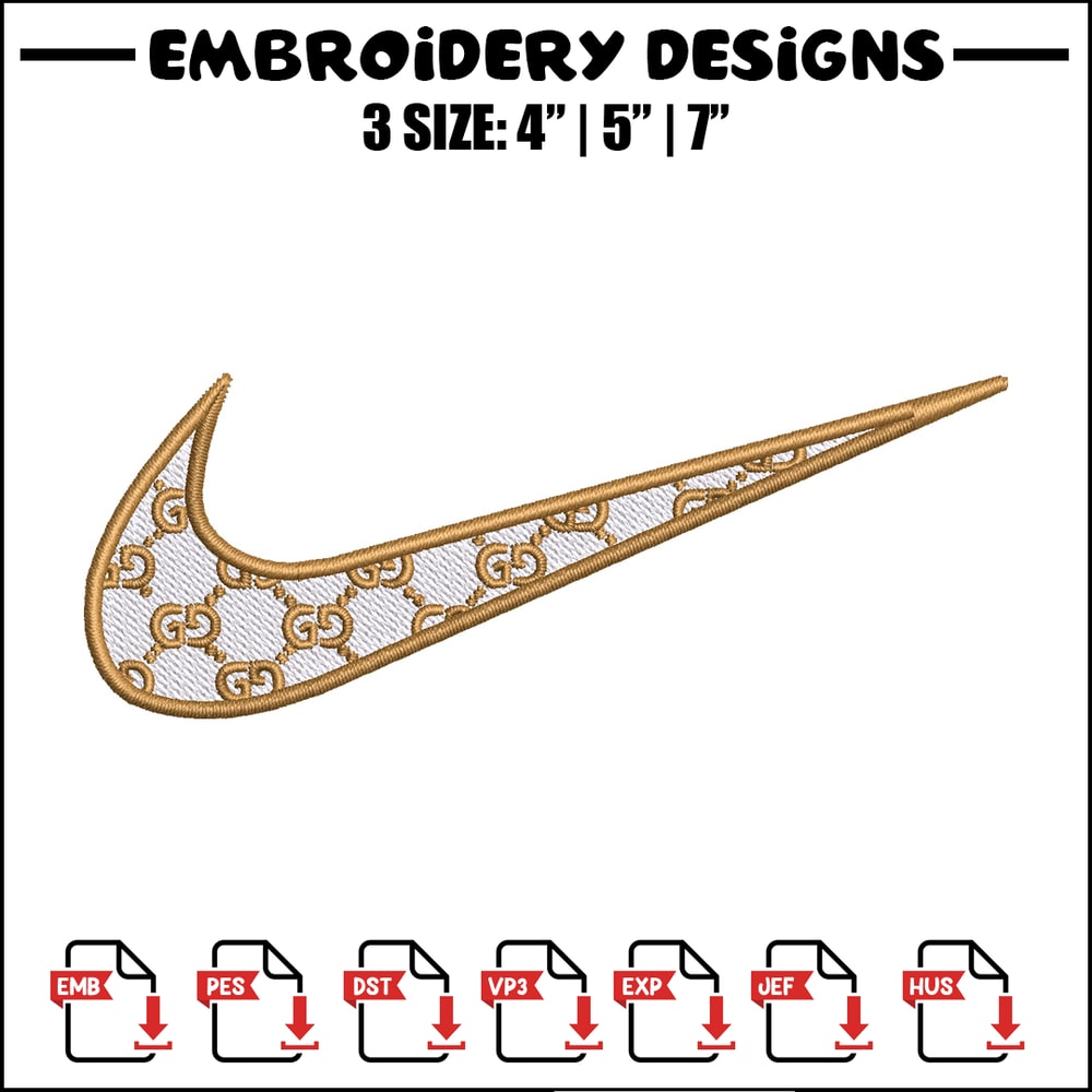 Nike brown embroidery design, Nike embroidery, Nike design, Embroidery shirt, Embroidery file, Digital download.jpg