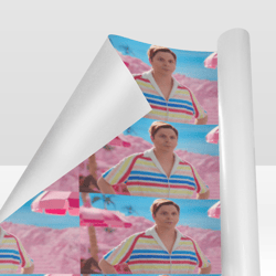 allan barbie gift wrapping paper 58"x 23" (1 roll)