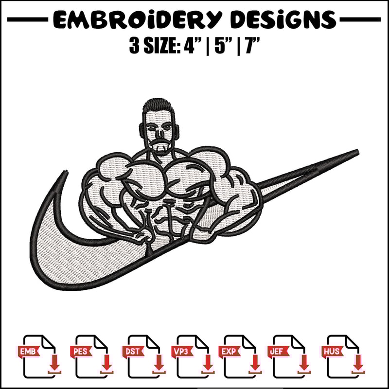 Nike chris embroidery design, Chris Bumstead embroidery, Nike design, Embroidery shirt, Embroidery file,Digital download.jpg