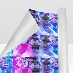 fnaf security breach gift wrapping paper 58"x 23" (1 roll)