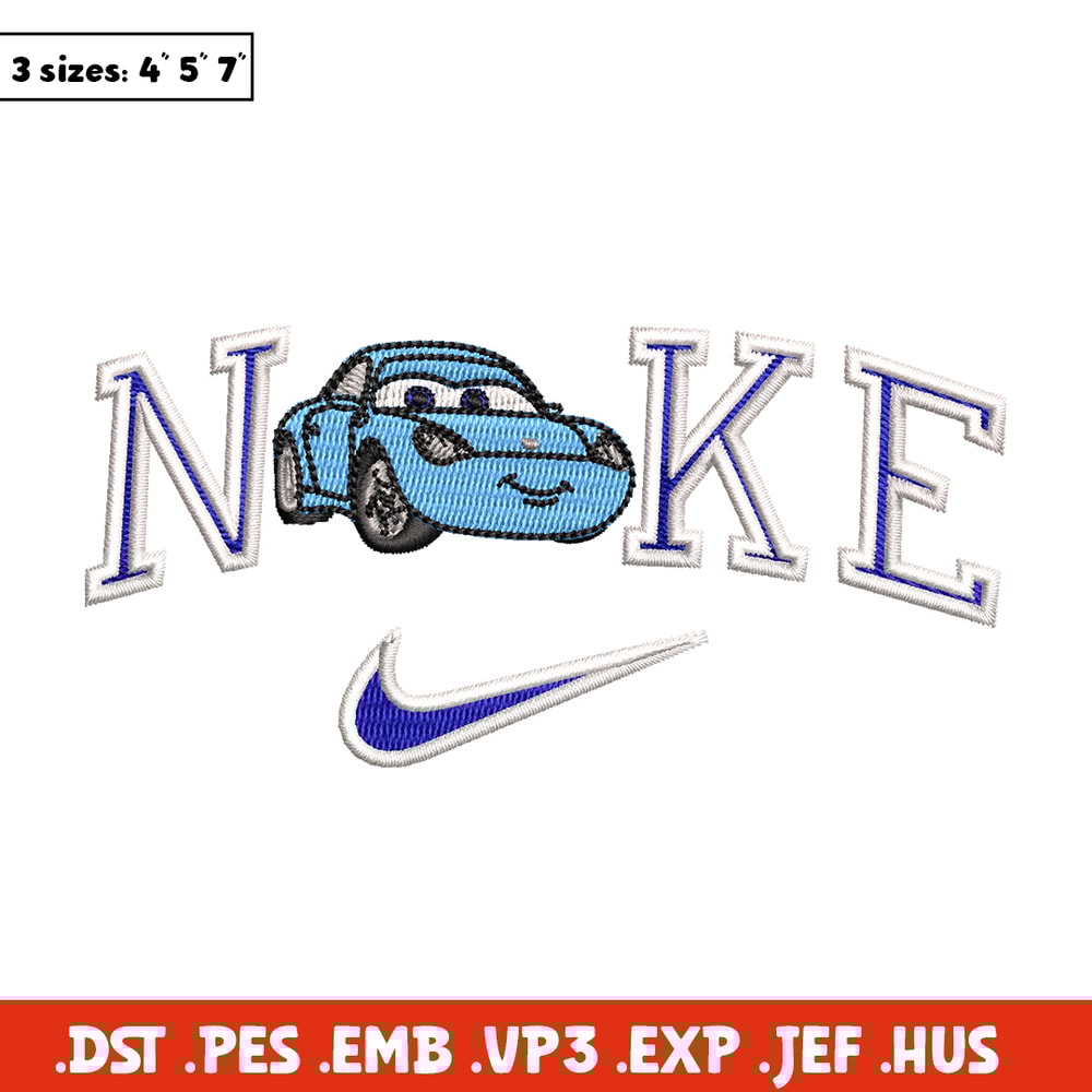 Nike blue mcqueen embroidery design, Mcqueen embroidery, Nike design, Embroidery shirt, Embroidery file,Digital download.jpg