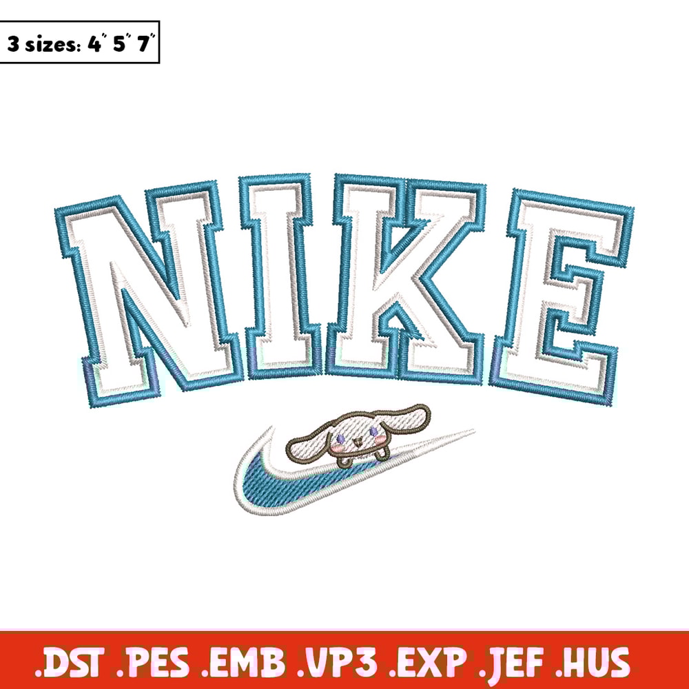 Nike bunny cute embroidery design, Bunny embroidery, Nike design,Embroidery shirt, Embroidery file, Digital download.jpg