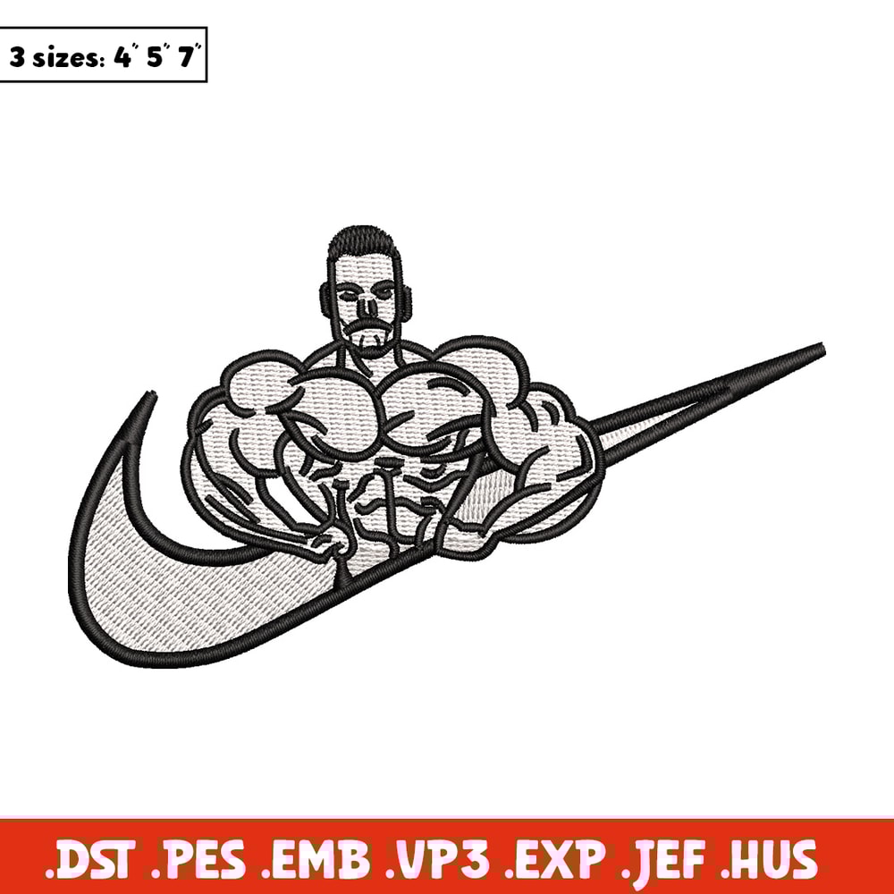 Nike chris embroidery design, Chris Bumstead embroidery, Nike design, Embroidery shirt, Embroidery file,Digital download.jpg