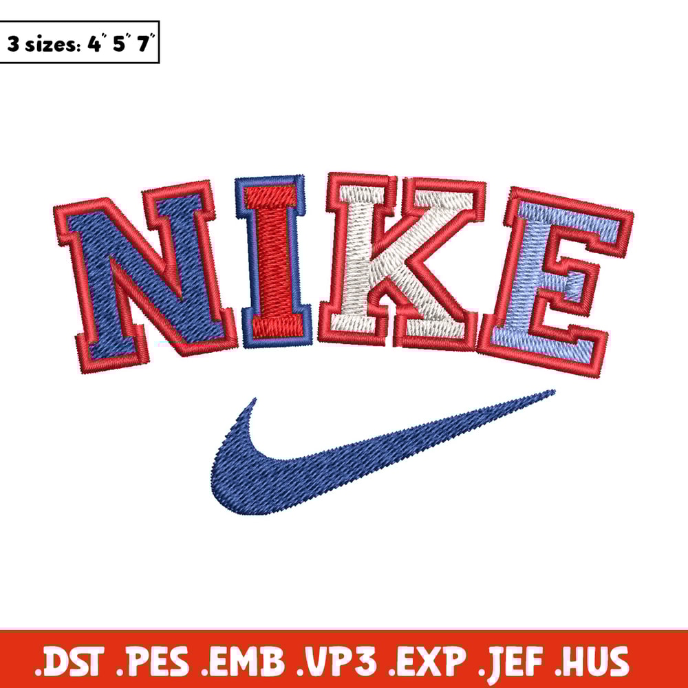 Nike color Embroidery Design, Brand Embroidery, Nike Embroidery, Embroidery File, Logo shirt, Digital download.jpg