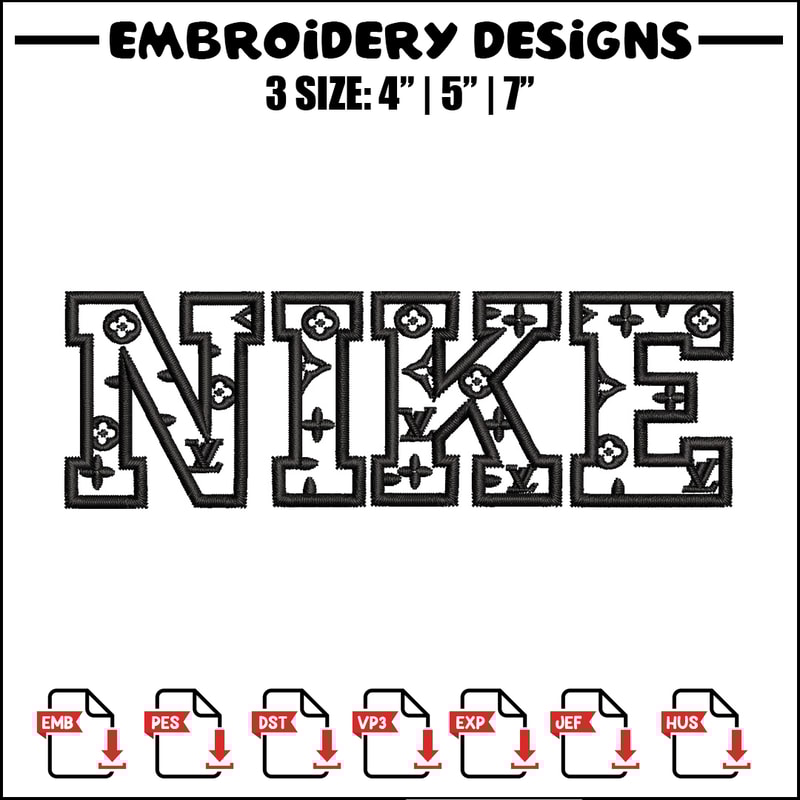 Nike lv embroidery design, Lv embroidery, Nike design, Embroidery shirt, Embroidery file, Digital download.jpg