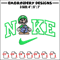 Nike mario green embroidery design, Mario embroidery, Nike design, Embroidery shirt, Embroidery file, Digital download.jpg