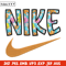 Nike flower embroidery design, Flower embroidery, Nike design, Embroidery shirt, Embroidery file,Digital download.jpg