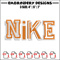 Nike orange logo embroidery design, Nike embroidery, Nike design, Embroidery shirt, Embroidery file,Digital download.jpg
