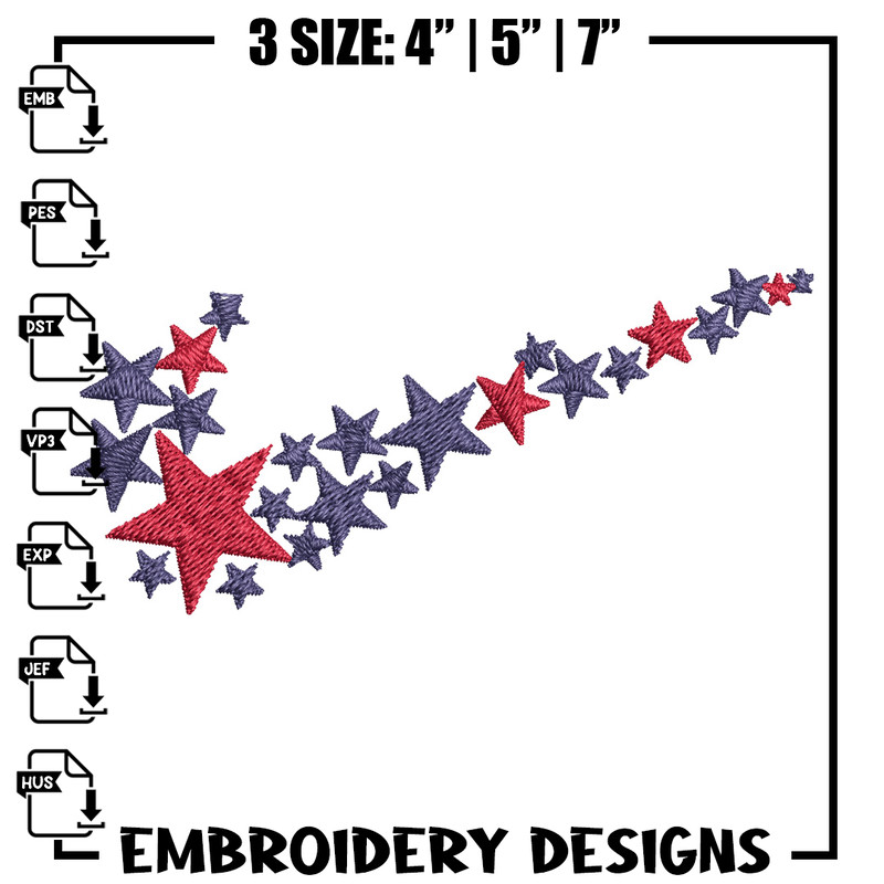 Nike full star Embroidery Design, Brand Embroidery, Nike Embroidery, Embroidery File, Logo shirt, Digital download.jpg
