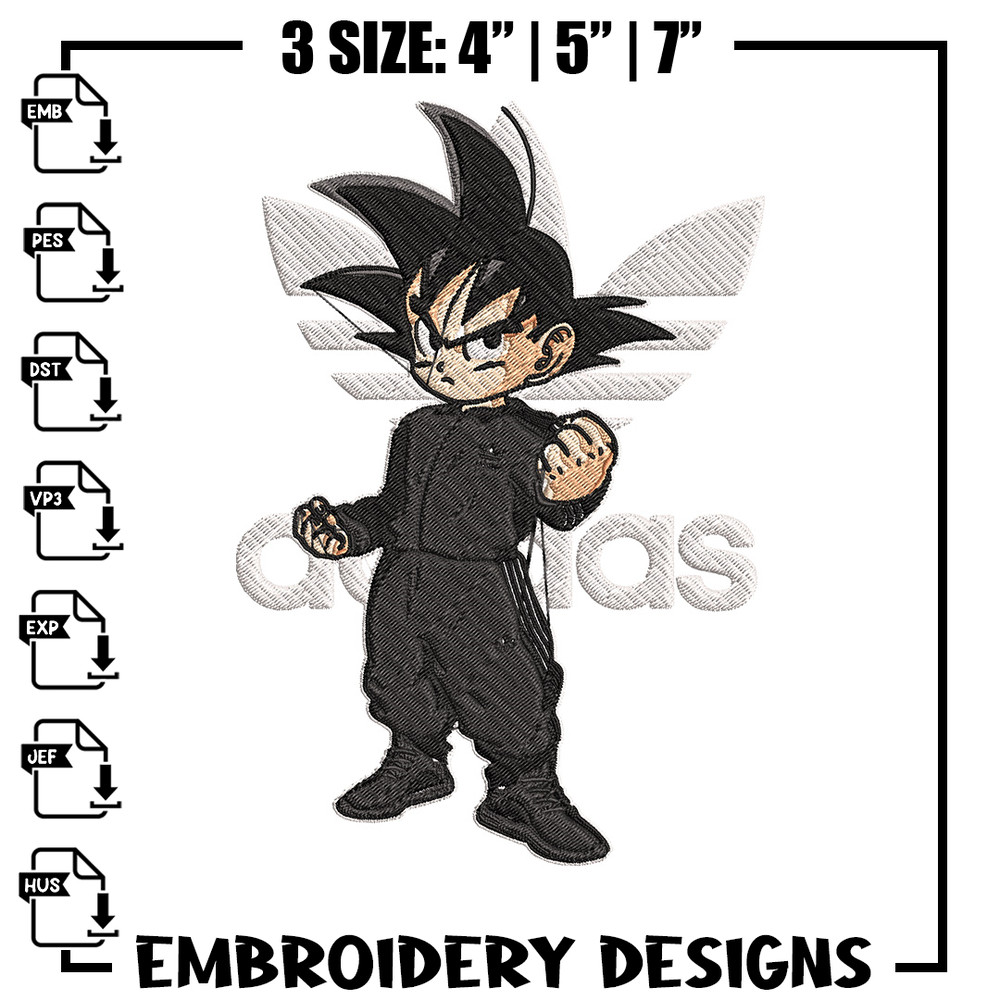 Nike kid goku Embroidery Design, Dragonball Embroidery, Nike Embroidery, Embroidery File, Logo shirt, Digital download.jpg