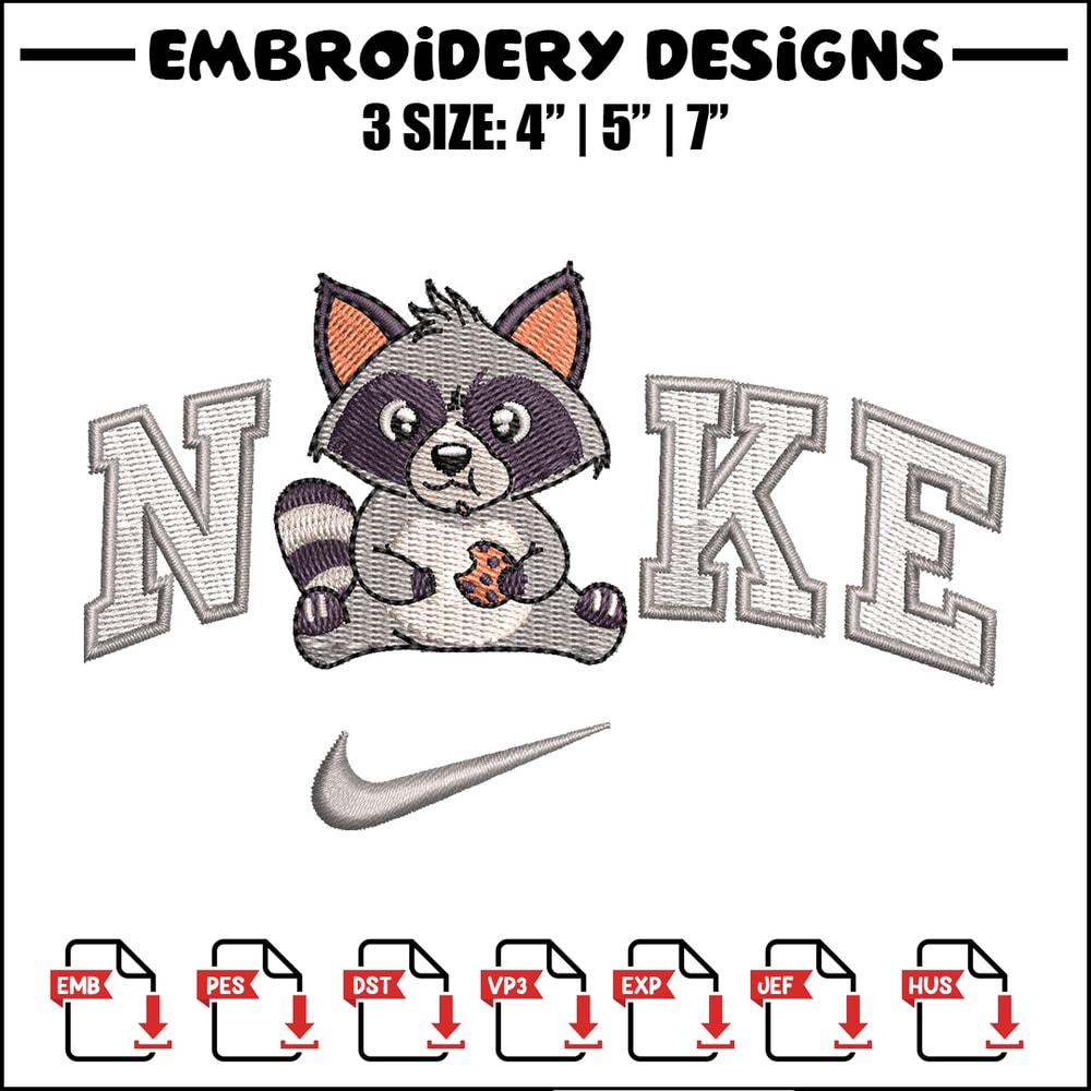 Nike squirrel embroidery design, Squirrel embroidery, Nike design, Embroidery shirt, Embroidery file, Digital download.jpg