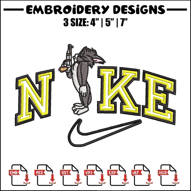 Nike tom gun embroidery design, Tom and jerry embroidery, Nike design,Embroidery file,Embroidery shirt,Digital download.jpg