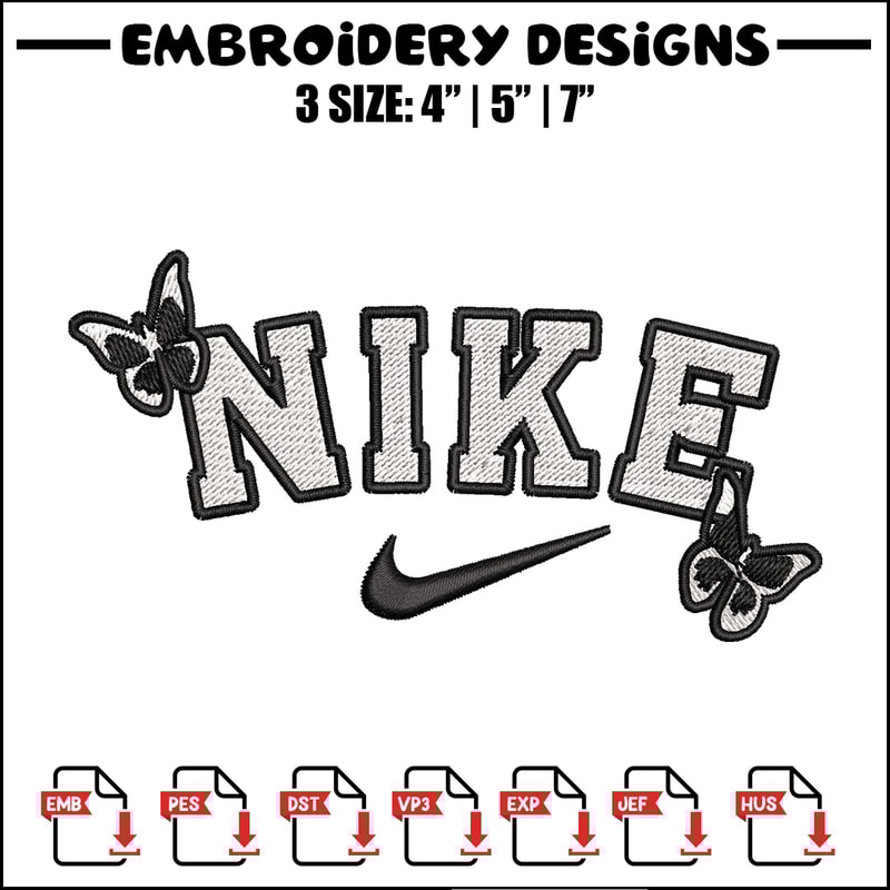 Nike x butterfly embroidery design, Nike embroidery, Nike design,Embroidery shirt, Embroidery file, Digital download.jpg