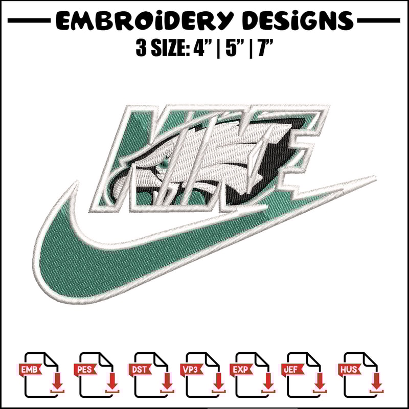 Nike x eagle embroidery design, Eagle embroidery, Nike design, Embroidery shirt, Embroidery file, Digital download.jpg