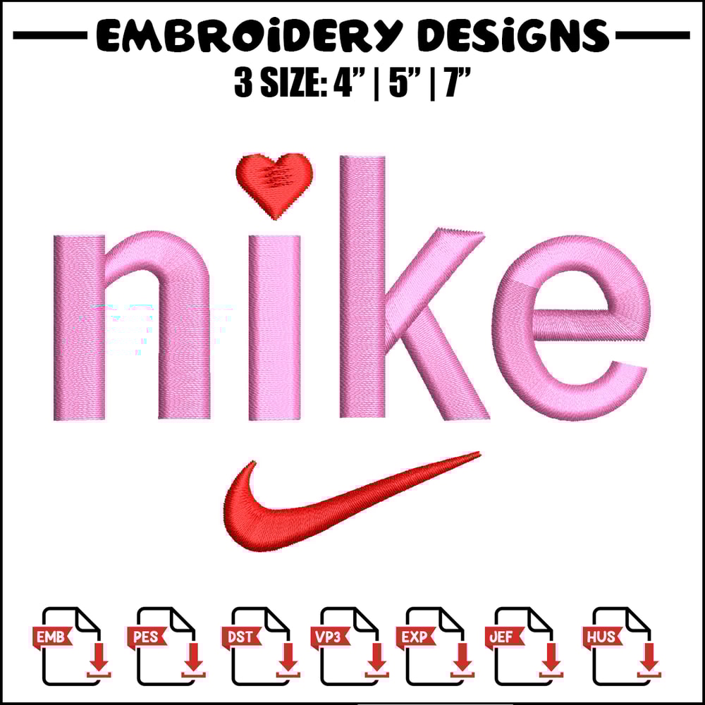 Nike x pink embroidery design, Nike embroidery, Nike design, Embroidery shirt, Embroidery file, Digital download.jpg