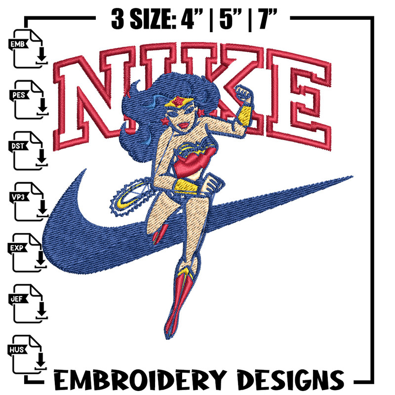 Nike wonder woman Embroidery Design, Brand Embroidery, Nike Embroidery, Embroidery File, Logo shirt,Digital download.jpg