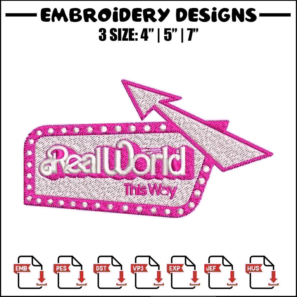 Realworld this way Embroidery design, Logo Embroidery, logo design, Embroidery File, logo shirt, Digital download..jpg