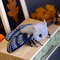 Cute and fluffy Blue moth doll