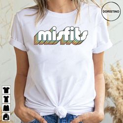 retro rainbow typography misfits doristino trending style