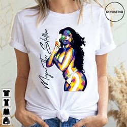 retro art american megan thee stallion doristino awesome shirts